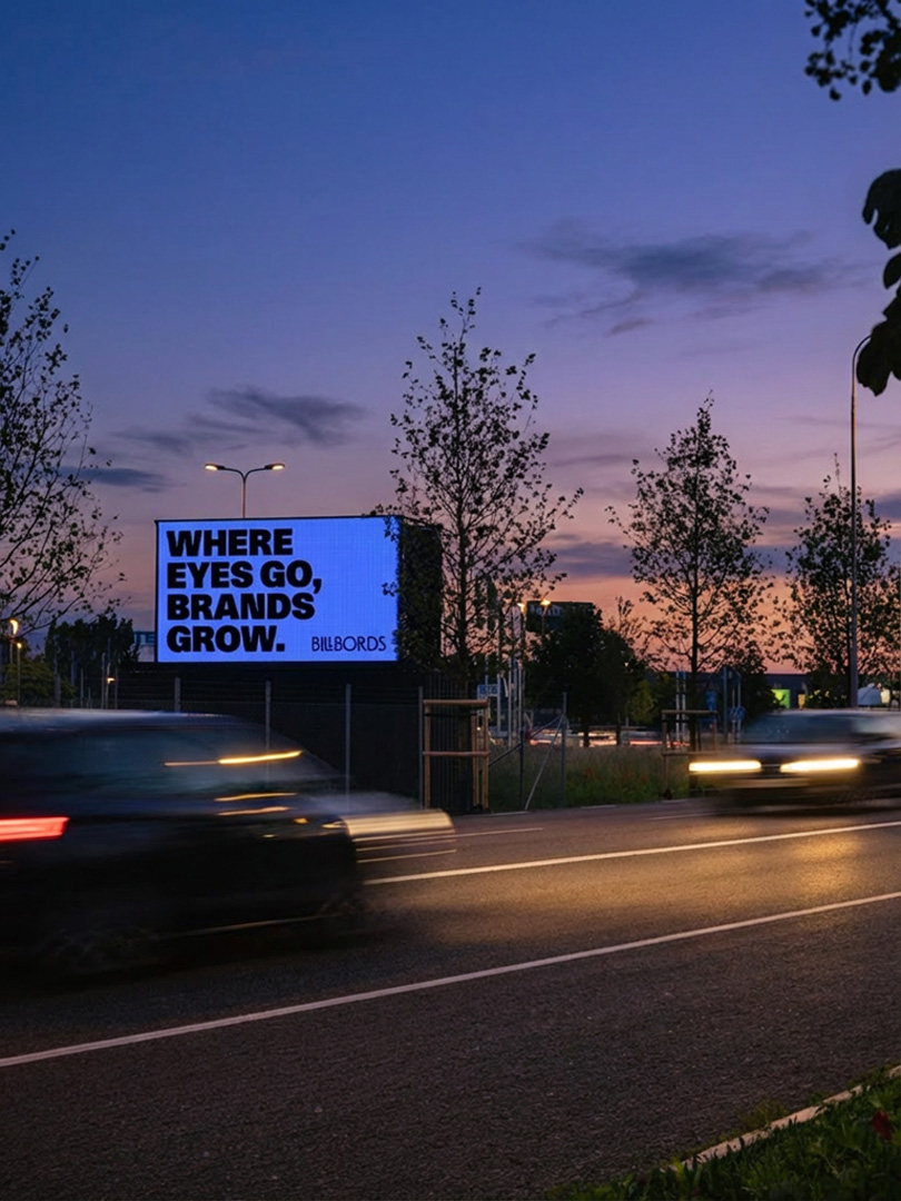Härlöv Handelsområde Norr Söder — digital reklamskärm i Kristianstad
