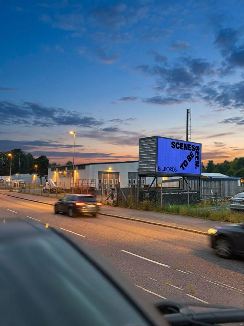 Herkulesvägen Söder — digital reklamskärm i Jönköping