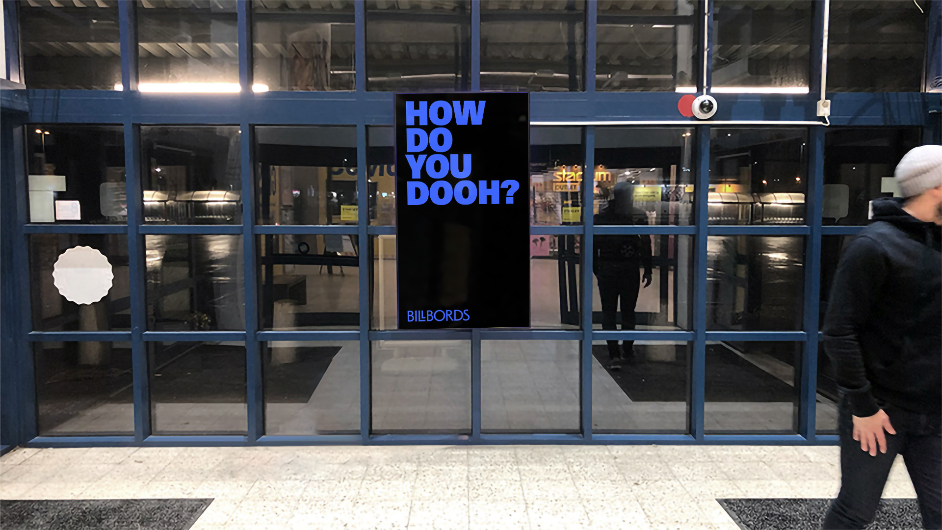 City Gross — digital reklamskärm i Halmstad, Östra Halmstad