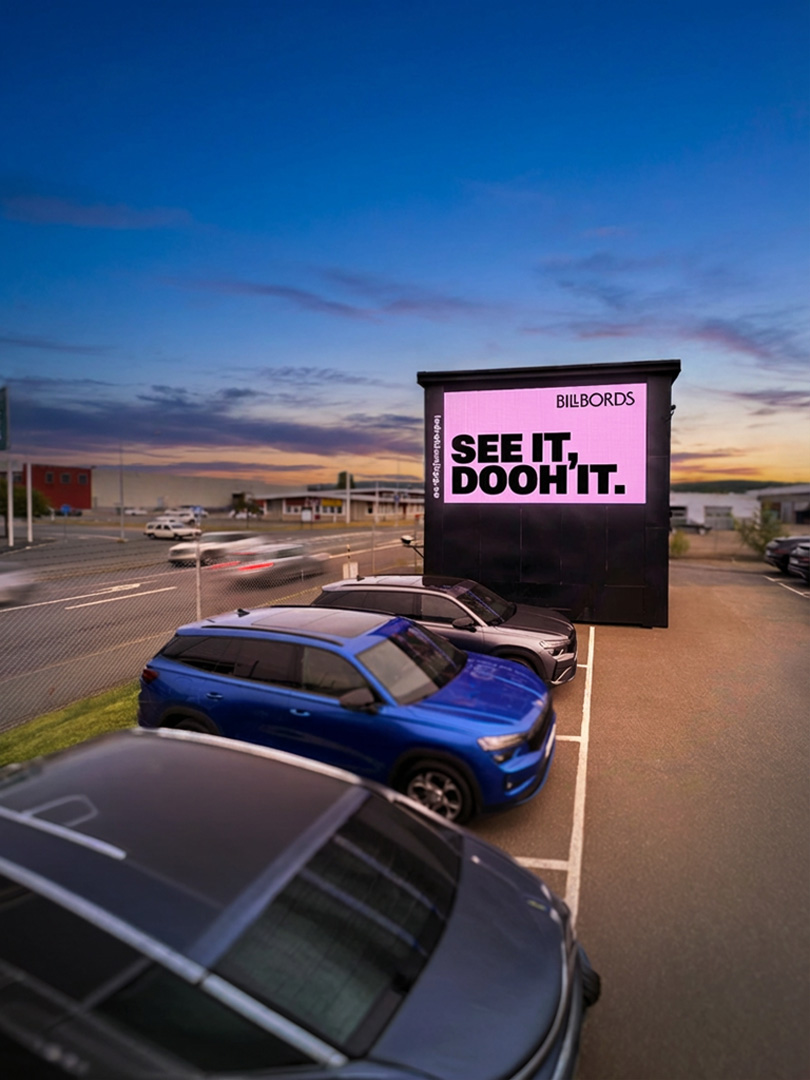 Bangårdsgatan — digital reklamskärm i Jönköping