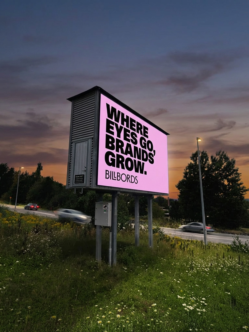 Kämpevägen Ö — digital reklamskärm i Jönköping