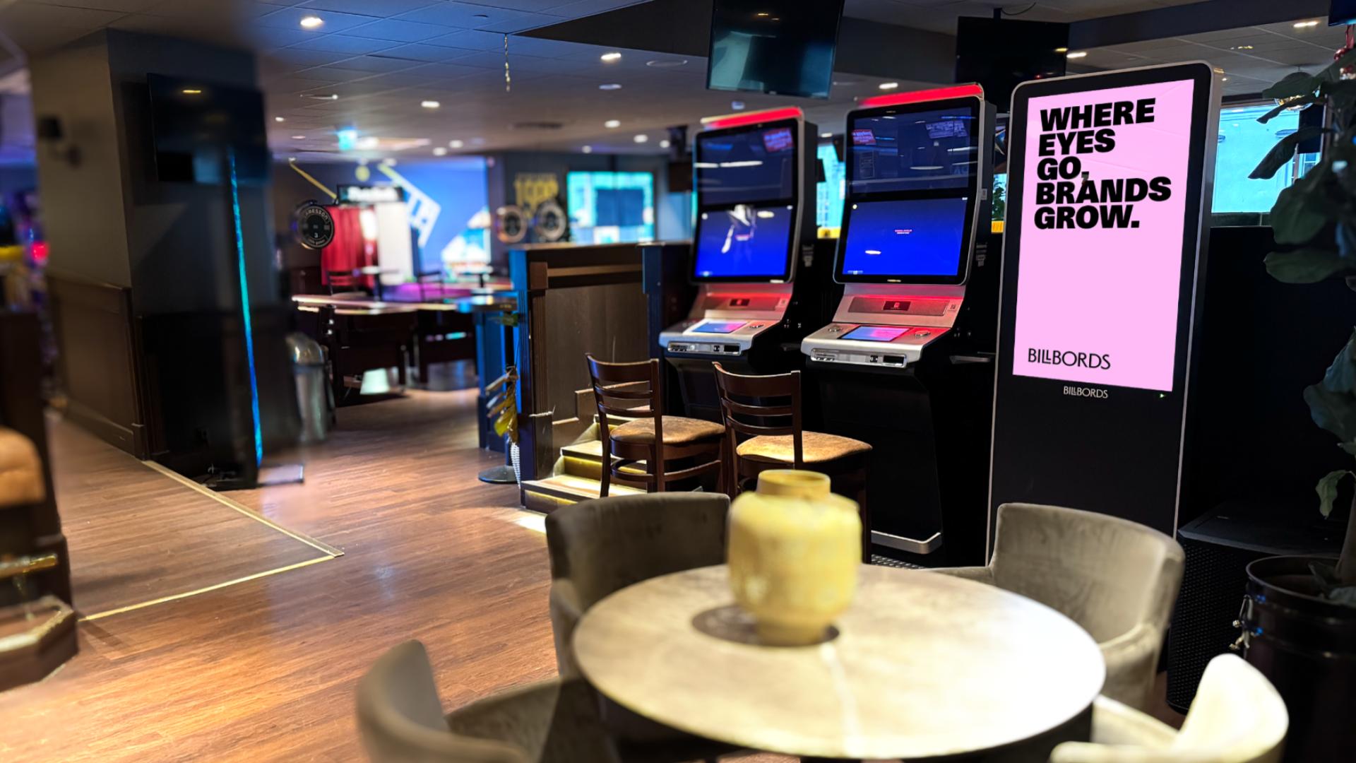 Olearys — digital reklamskärm i Halmstad, Centrum